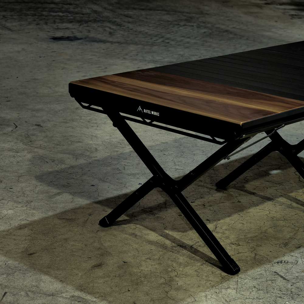 590cmラーテルワークス WOOD PANEL TABLE（ウッドパネルテーブル）120