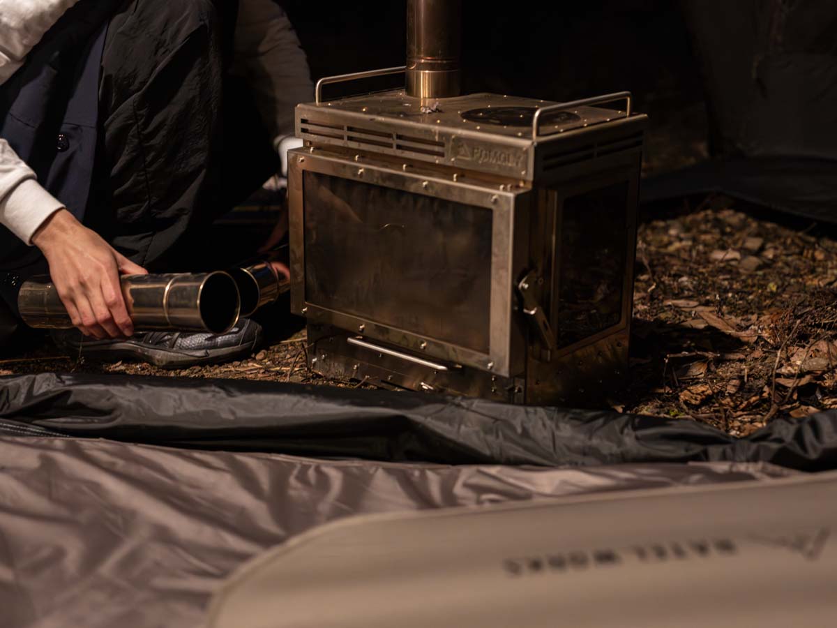 薪ストーブインストール