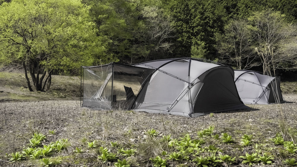 BODENで父母子の4人で楽しむ様子